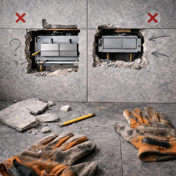 Dažniausios klaidos montuojant paslėptus WC ir vonios sprendimus