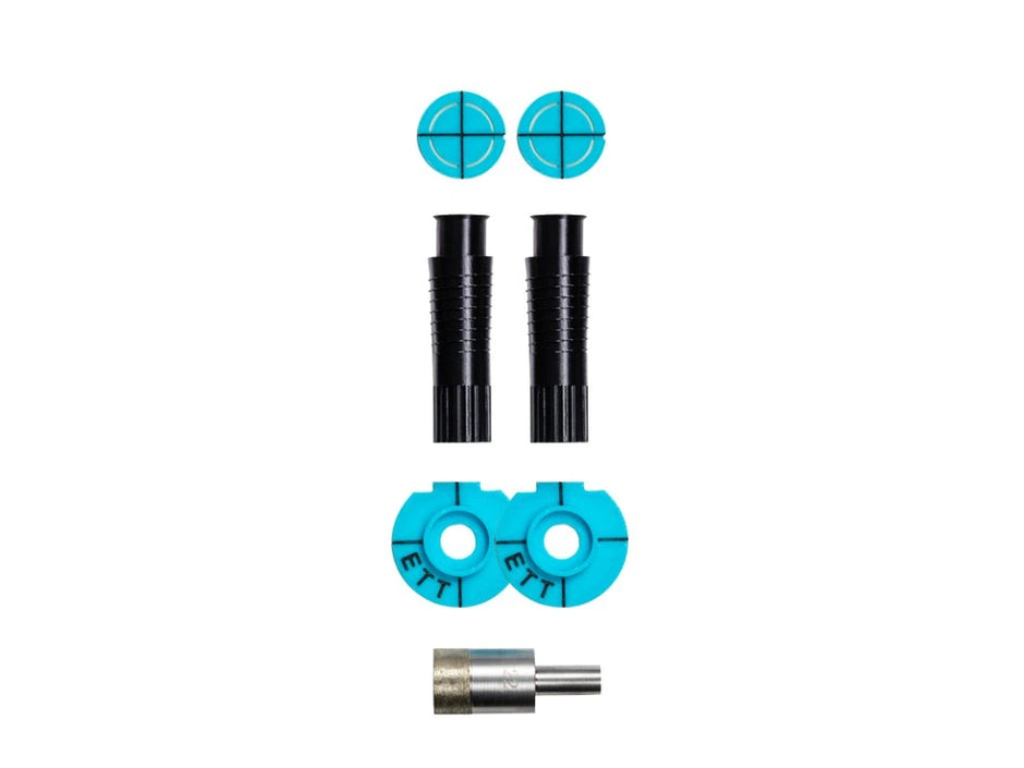 Wbudowane Wieszak na Ręczniki EasyToTile (2–6 szt.) – Montaż dopiero po ułożeniu płytek