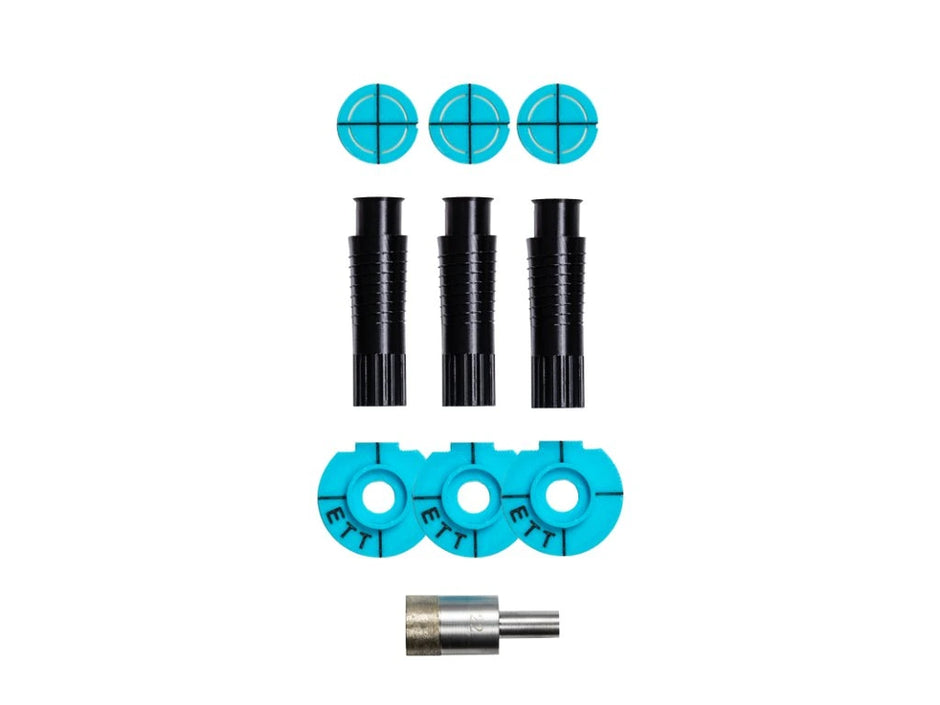 Wbudowane Wieszak na Ręczniki EasyToTile (2–6 szt.) – Montaż dopiero po ułożeniu płytek