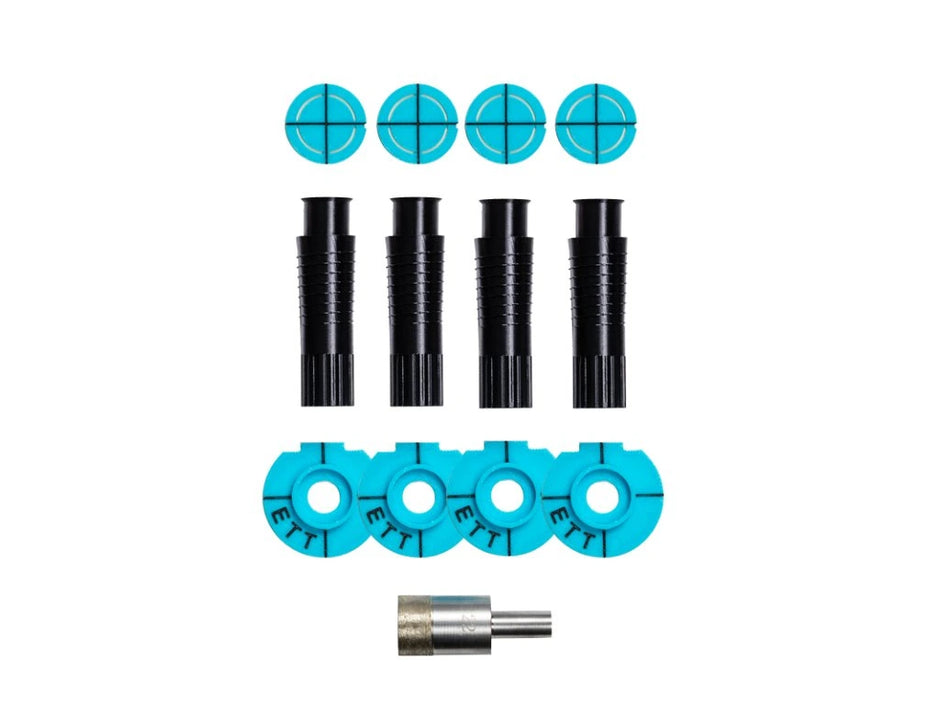 Wbudowane Wieszak na Ręczniki EasyToTile (2–6 szt.) – Montaż dopiero po ułożeniu płytek