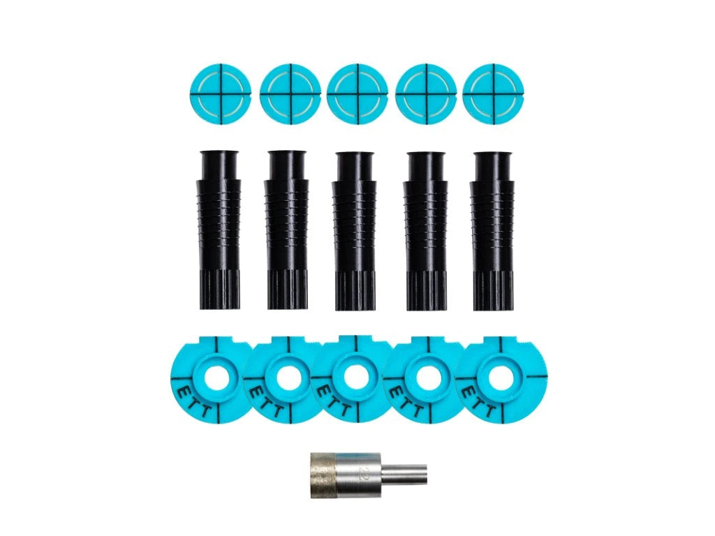 Wbudowane Wieszak na Ręczniki EasyToTile (2–6 szt.) – Montaż dopiero po ułożeniu płytek