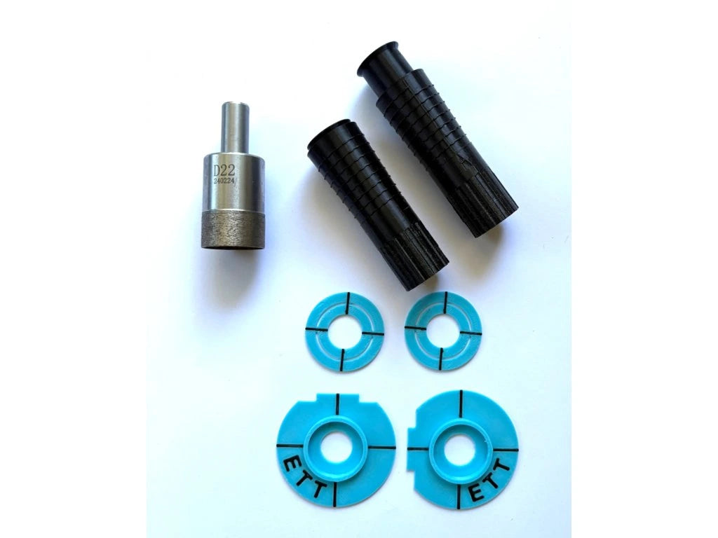 Wbudowane Wieszak na Ręczniki EasyToTile (2–6 szt.) – Montaż dopiero po ułożeniu płytek