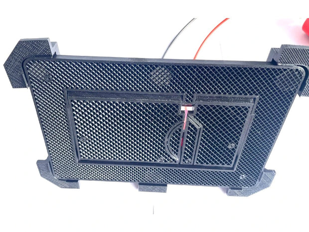 Ukryty przycisk spłukujący WC EasyToTile – Villeroy & Boch / Vigour / Conel (Zaokrąglona krawędź, wycięcie 3 w 1)