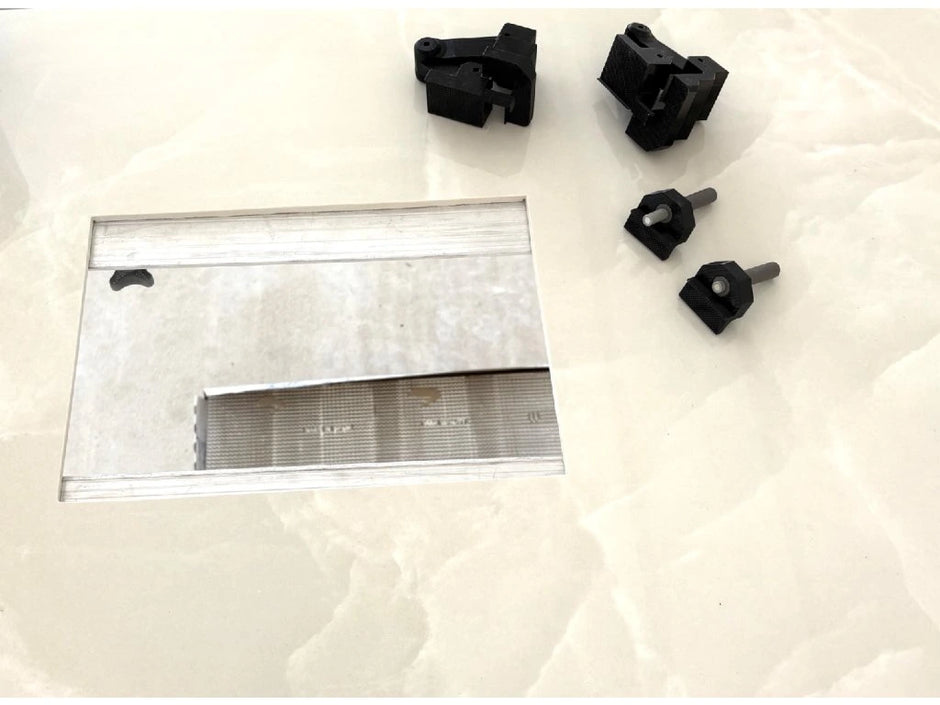 Magnetic Inspection Door System EasyToTile for Arched Corner R10 (Radius R10)