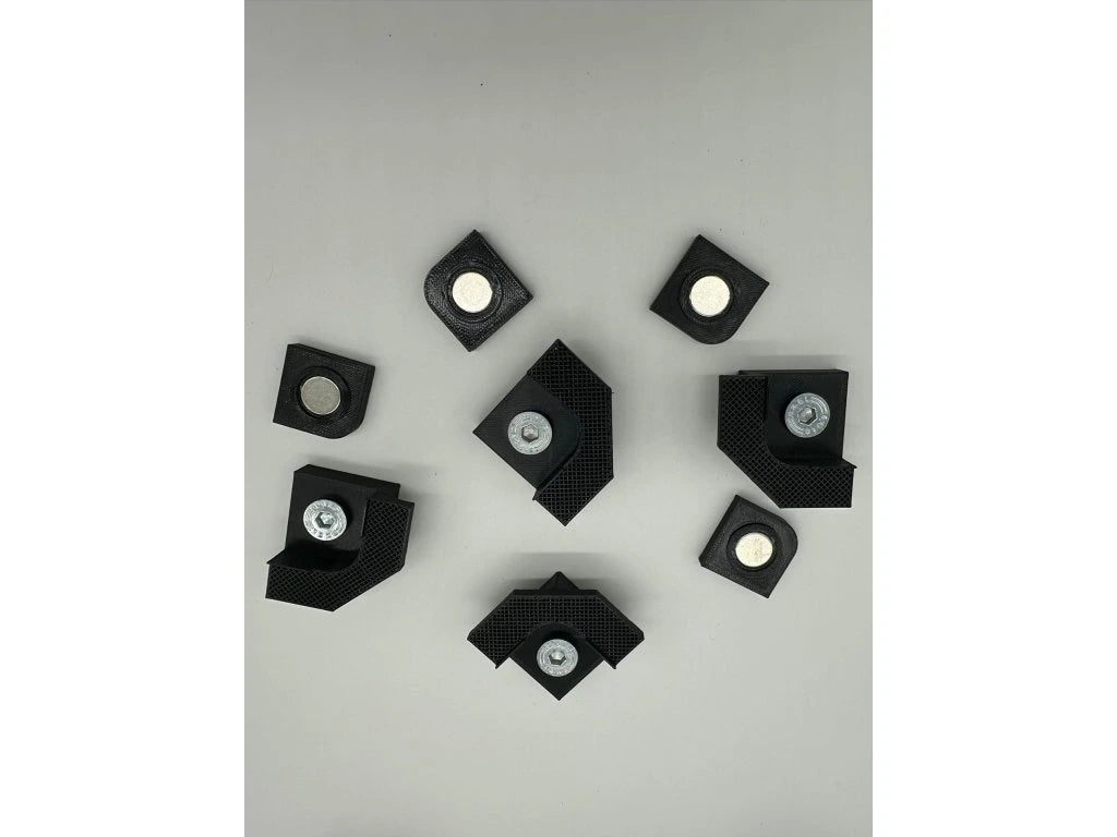 Magnetic Inspection Door System EasyToTile for Straight Corner