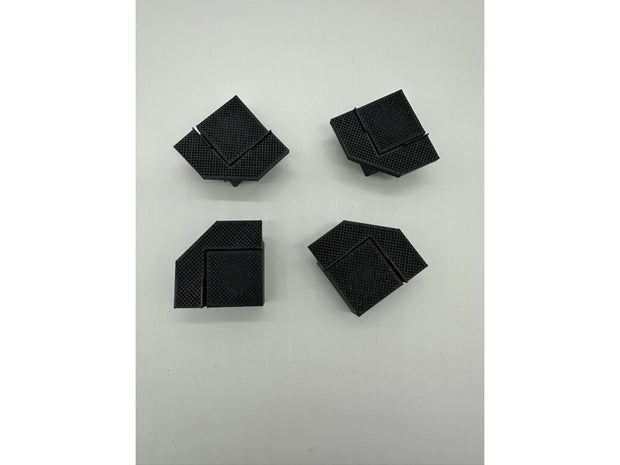 Magnetic Inspection Door System EasyToTile for Straight Corner