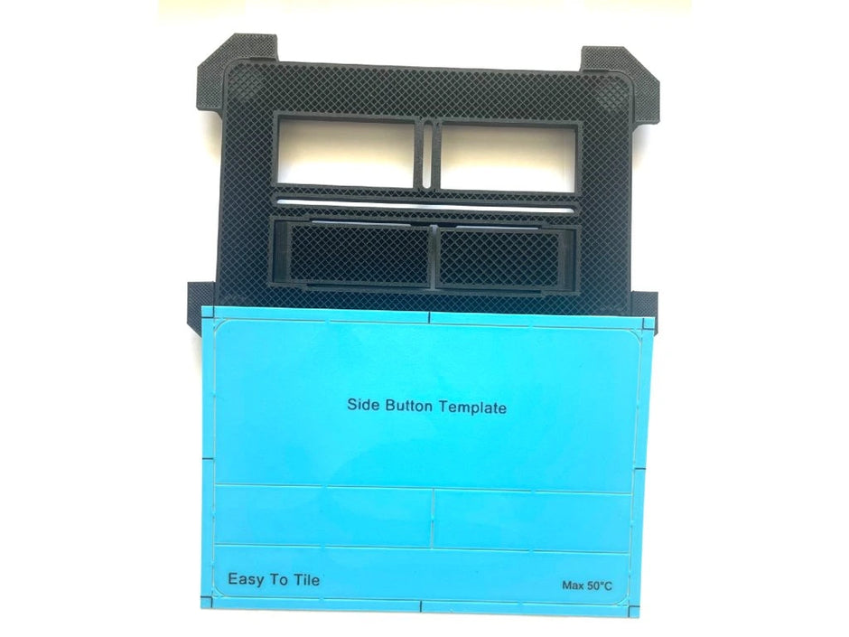 Скрытая панель смыва унитаза EasyToTile – Geberit Sigma SIDE (с монтажным шаблоном)