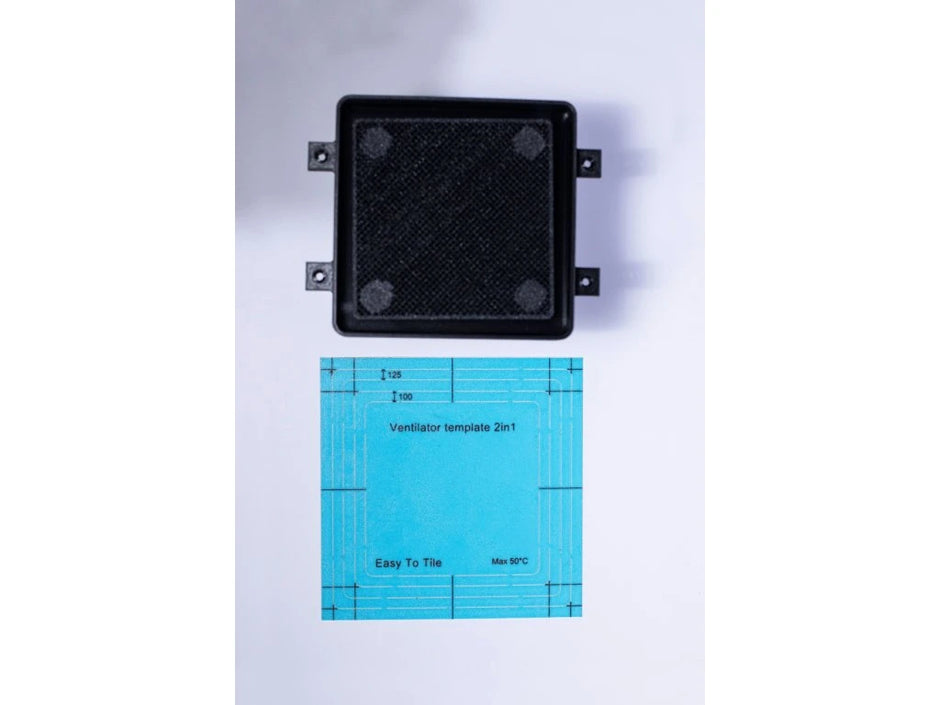 Ukryty System Wentylatora EasyToTile Zestaw Kompletny 125 mm (z wentylatorem)