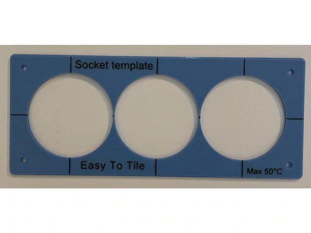 Szablon gniazda przycisku spłuczki WC EasyToTile – Gniazdo (10 × 24 cm)